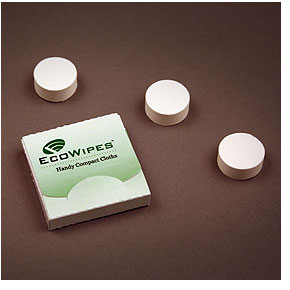 Economy Green Promotional Product - Eco-Wipes